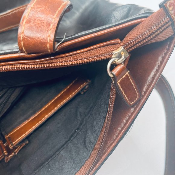 Rosetti Navy Faux Leather Tote Bag – Vintage Late 1990s / Early 2000s - Picture 8 of 12